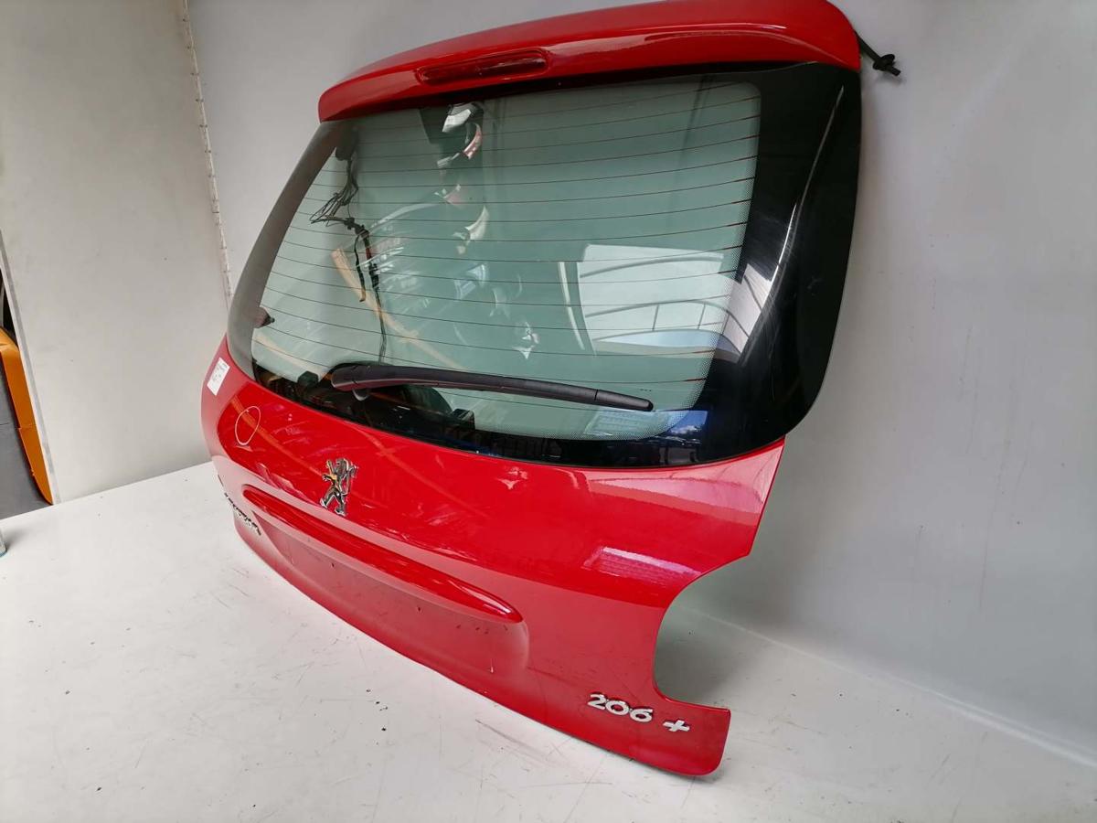 Peugeot 2006+ original Heckklappe mit Heckscheibe Rot KKN Bj.2010